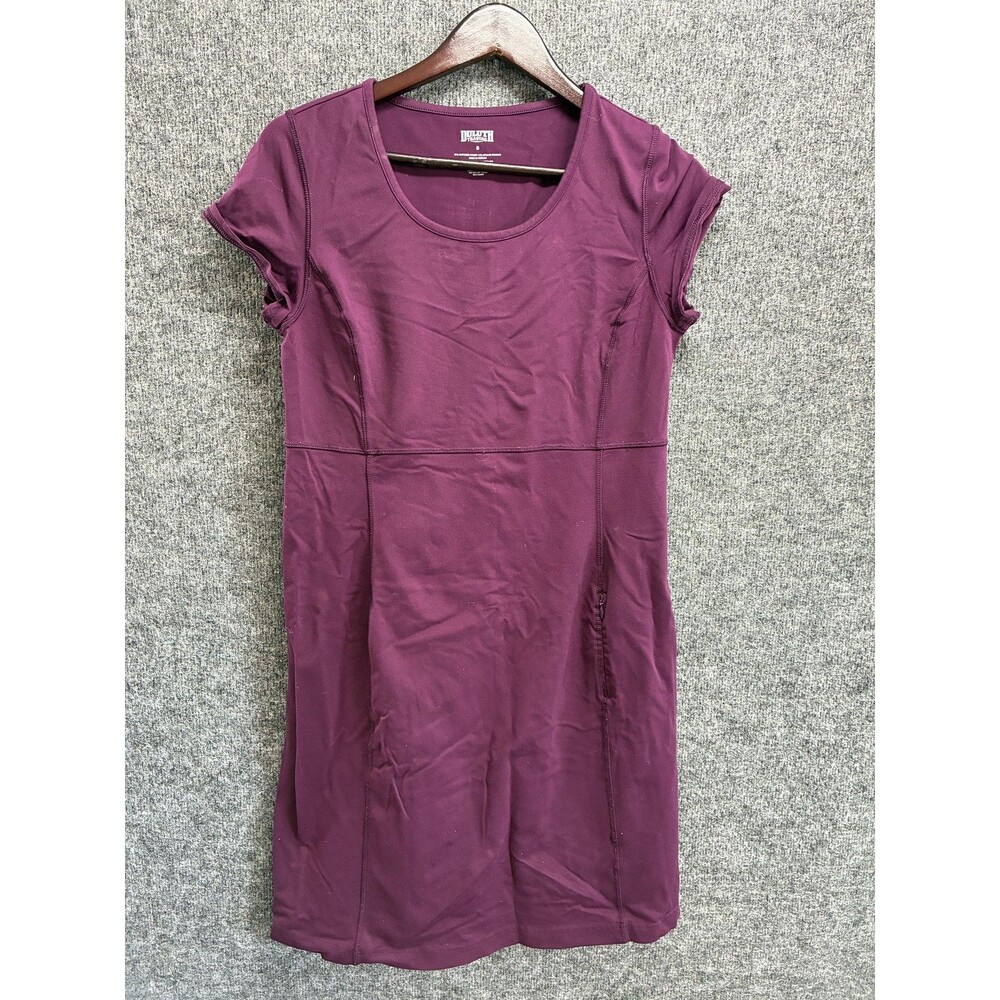 Duluth Trading Co Women's Purple Supplex Lycra Knit Dress Size S Small Cap